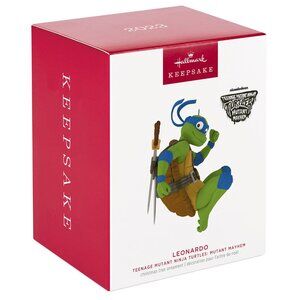 New! TMNT Leonardo Hallmark Keepsake Ornament 2023 Teenage Mutant Ninja Turtles